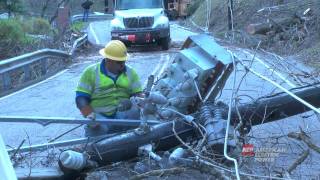 Appalachian Power  April 4 2011 Storm Restoration [upl. by Inalaeham]