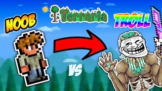 Terraria Trolling  Early 13 World Troll [upl. by Kilk]