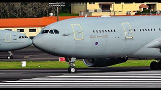 Powerful Sound on this Amazing Takeoffs at Lajes Terceira island Azores [upl. by Ramed]