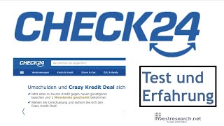 Check24 Test und Erfahrung  Vergleich von KFZ Versicherung Strom und Gas beim Marktführer [upl. by Elakram]