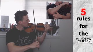 The 5 Fundamental Rules of Violin Bowing Technique [upl. by Yme]