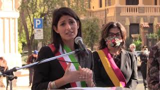 Virginia Raggi Abbiamo restituito a Roma uno dei suoi gioielli la Fontana delle Rane [upl. by Leahciam]