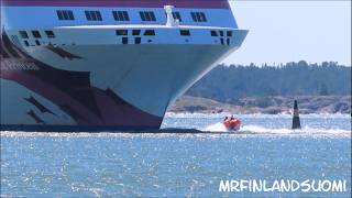 Baltic Princess Forced To Signal Several Times To The Sailboats 11 08 2024 [upl. by Pulsifer]