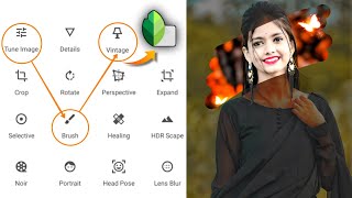 Snapseed Background Change Photo Editing Tricks  Snapseed Face Smooth Photo Editing Tutorial [upl. by Lipscomb]