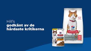 Kattfoder som har godkänts av de tuffaste kritikerna SP Sterilised Cat Dry with Salmon [upl. by Ahsiekahs875]