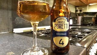 Birrificio Angelo Poretti Originale 4 Luppoli  Italian Beer Review [upl. by Felicie]