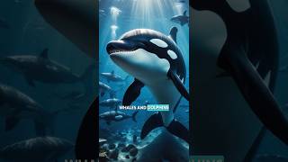 Killer whales suffocate blue whales shorts [upl. by Erdnuaed]