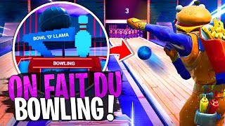 La Team Croûton saffronte au Bowling sur Fortnite Créatif [upl. by Zoara]