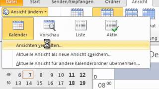 Lektion 42 Ansichten anlegen Feiertage Termine nach Ort  Meine Zeit im Griff mit Outlook [upl. by Leilah]