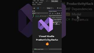 Visual Studio 2022 Productivity Hack 🔥 coding webdesign dotnet visualstudio2022 [upl. by Yrrek]