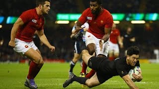 MilnerSkudder skips through for try two v France [upl. by Sholes]