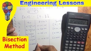 Bisection Method with Examples Using table [upl. by Schlesinger]