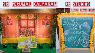 Sri Perumal Kalyanam amp Satyanarayana Vratam  Santhoshini Damodar Yada mnmtheexplorer  RR STUDIOS [upl. by Ecnedac]