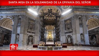 06 de enero de 2024 Santa Misa en la Solemnidad de la Epifanía del Señor  Papa Francisco [upl. by Smiley]