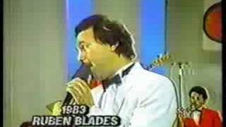 RUBEN BLADES  Pedro Navaja  video 1983 en la TV Dominicana [upl. by Nayrda]