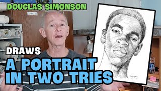 Simonson Draws a Portrait in 2 Tries [upl. by Ahsekram]