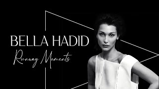 BELLA HADID  Best Runway Walks  Model Moments [upl. by Feeney451]