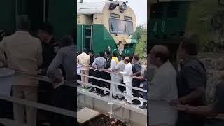 Ap cm Cbn on Railway bridge while train passingcbn cm train trending pleasesubscribe tdp [upl. by Aisile]