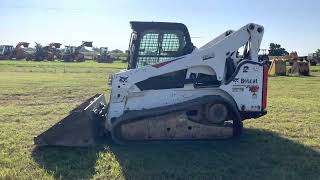 Bobcat T870 Tracked Compact Loader Skidsteer W HighFlow [upl. by Russel908]