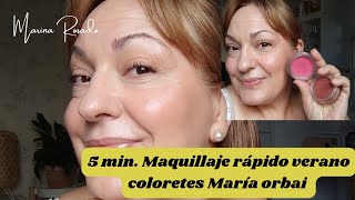 vídeo Vlog Maquillaje en 5 min María Orbai Coloretes [upl. by Aiahc]