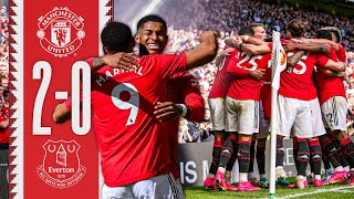 BACKTOBACK WINS AT OLD TRAFFORD 💥  Man Utd 20 Everton  Highlights [upl. by Hulbert311]