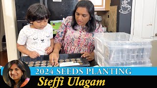 Planting Vegetables for 2024 in Tamil  Starting seeds for home vegetable garden in Tamil [upl. by Nemraciram571]