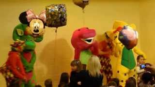 Barney and Friends singing HAPPY BIRTHDAY [upl. by Drofhsa]