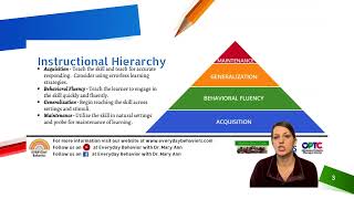 Discrete Trial Training and Generalization Series 23 Video 6 [upl. by Oirram]