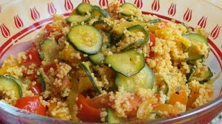 COUS COUS di VERDURE  Ricetta Light  GiAlQuadrato [upl. by Eizle]