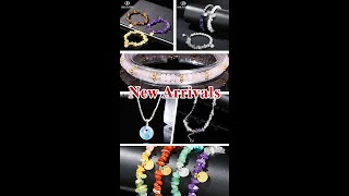 New Arrivals  New Wholesale High Quality Gemstone Bracelet and Necklace  LINK JD GEMS [upl. by Vasquez726]