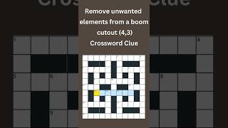 Remove unwanted elements from 43 Crossword Clue crossword crosswordpuzzles [upl. by Ott882]