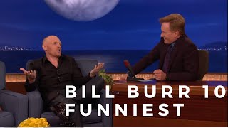 Bill Burr funniest interviews on Conan [upl. by Good136]