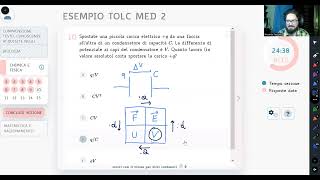 CISIA  Esempio TOLC MED 2 N 32  FISICA  Spostate una piccola carica elettrica q da una faccia… [upl. by Amorete]