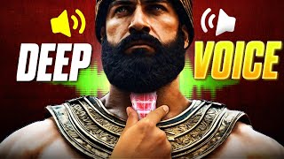 Best PROVEN Way To Get A DEEP Masculine Voice Naturally Do THISLifestyleEducationCredit [upl. by Merras]