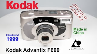 1999 Kodak Advantix F600  APS Film Camera [upl. by Coffin]