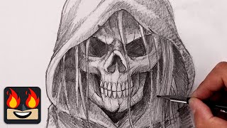 How To Draw the Grim Reaper  Sketch Tutorial [upl. by Mellisent971]