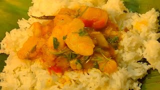 Aalu Masala Sabji Banaye Bina Onion Aur Garlic ke Rice ke Sath [upl. by Segalman]