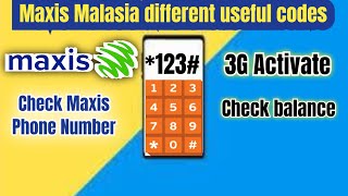 maxis balance check  how to check maxis mobile number check [upl. by Suqram]