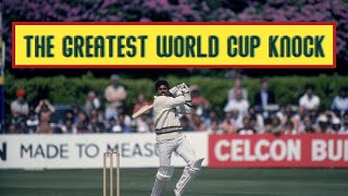 KapilDev 175 v Zimbabwe 1983WorldCup The Greatest WorldCup Knock [upl. by Cruce]