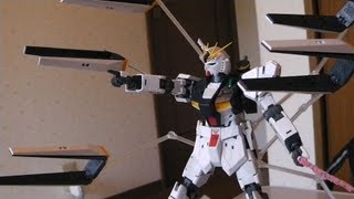 MG 1100 Nu Gundam Ver Ka Review Part 3 Transformation and Final Thoughts [upl. by Sisi2]