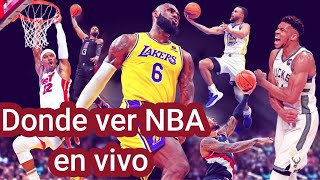 Donde ver la NBA en vivo 2024 [upl. by Yenttirb]