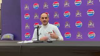 Mike Schwartz press conference after ECUs 8167 win over Tulane [upl. by Teufert]