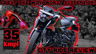 N250 city ride review and mileage test🤨 35km plus mileage😵 Best bike under 185Lakh  Suspension🤮 [upl. by Langille]