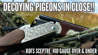 PIGEON SHOOTING  410 GAUGE SHOTGUN  LOTS OF SHOTS  SHOTKAM FOOTAGE [upl. by Niobe]