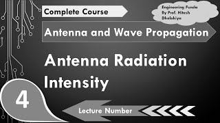 Antenna Radiation Intensity Definition Basics Unit Formula amp Calculation Explained [upl. by Suirtimed]