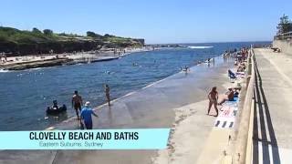 Clovelly beach and people Sydneys Eastern Suburbs [upl. by Gnidleif265]