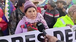 PRODUCTORES DETALLISTAS DE LA HOJA DE COCA PRESENTES EN LA MARCHA PARA SALVAR LA PATRIA [upl. by Anila759]