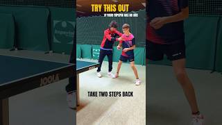 Backhand topspin tabletennis pingpong [upl. by Siletotsira]