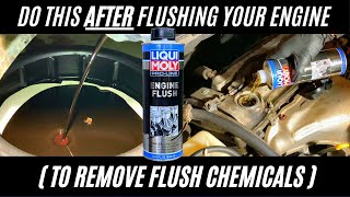 The Correct Way to Flush Your Engine  Leaves No Residue [upl. by Attenaej]