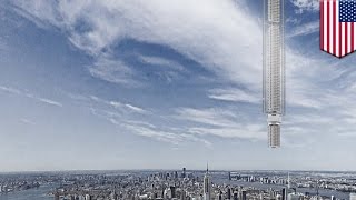 Amazing architecture world’s first upside down skyscraper would hang from asteroid  TomoNews [upl. by Aratihc715]